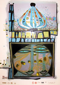 Hundertwasser - Homo Humus Come Va - 10,002 Nights - 04137